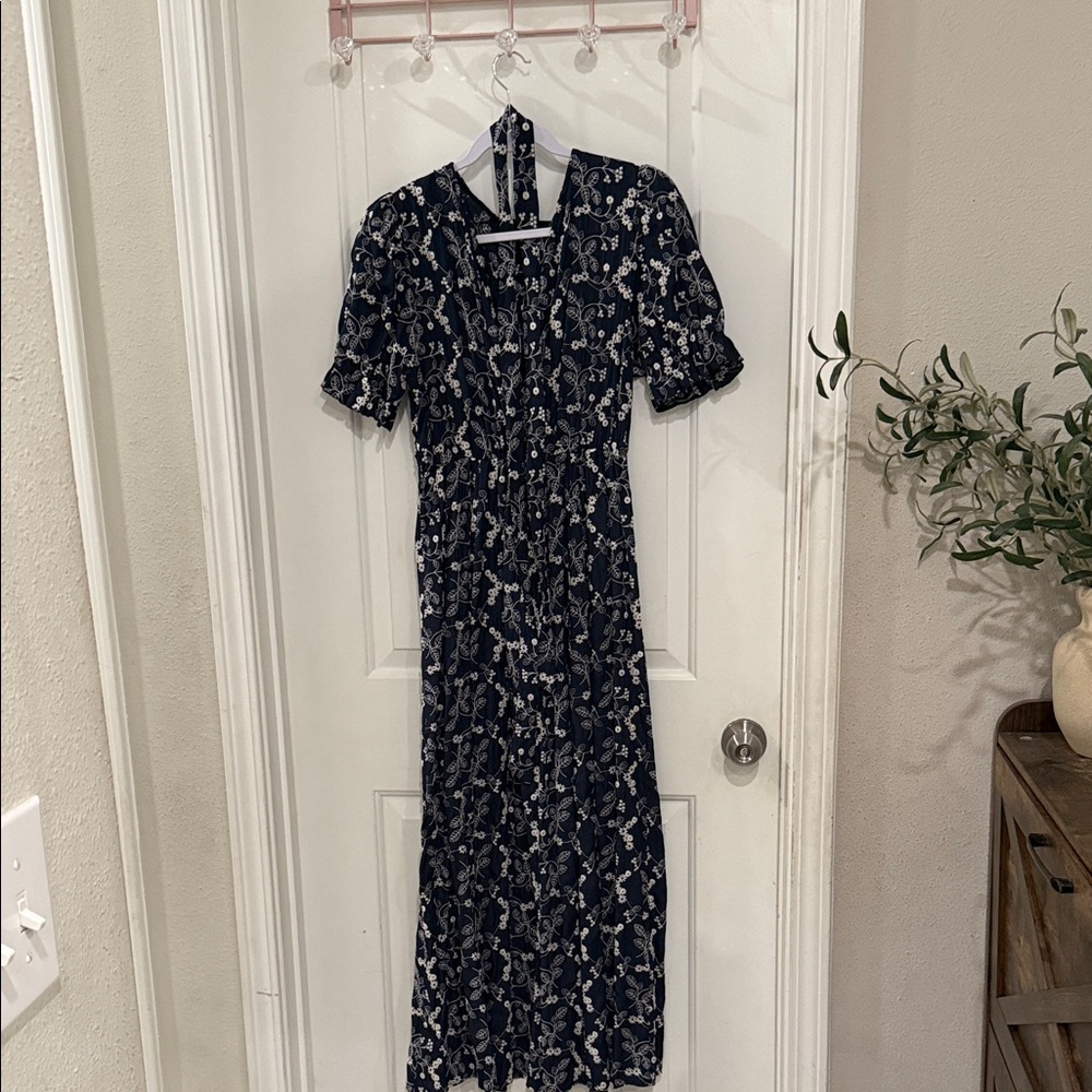 Floral Navy Dress